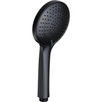 Ручний душ Paffoni Ginevra, массажная душевая головка 110 мм, три режима массажа, черный матовый (ZDOC125NO)