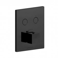 Змішувач прихованого монтажу Paffoni Compact box внешняя часть (2 функции), черный матовый (CPT 518NO)