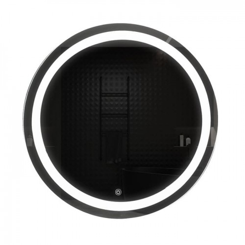 Дзеркало для ванної UNIO MRR-09 RND-S 700 x 700 mm LED FL із сенсором