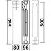 Радиатор биметаллический секционный QUEEN THERM 500/96 (кратно 10) фото номер 7