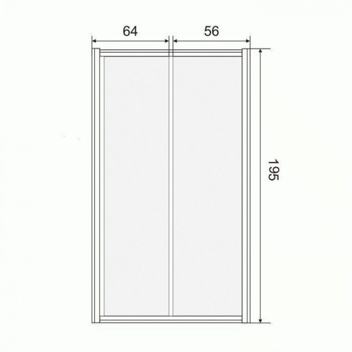 Душевая дверь Eger 599-153(h)