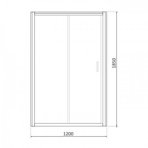 Душевая дверь RJ 120RZ080