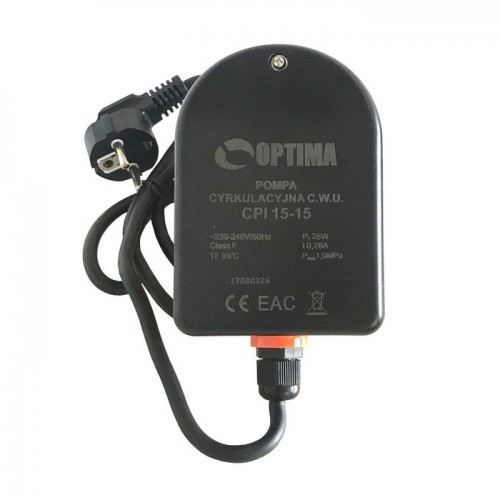 Насос рециркуляционный Optima CPI 15-15 84 мм + кабель с вилкой