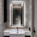 Зеркало для ванной Dusel DE-M0061S1 Black 80х65 см фото номер 1