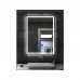 Зеркало для ванной Dusel DE-M0061S1 Black 80х65 см фото номер 2