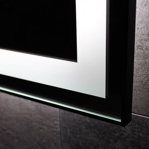 Зеркало для ванной Dusel DE-M0061S1 Black 80х65 см