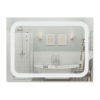 Зеркалo для ванной Qtap Mideya (DC-F906) 800х600 QT2078F906W