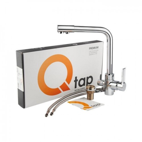 Смеситель для кухни на две воды Q-tap Form CRM 007F-2 фото номер 7