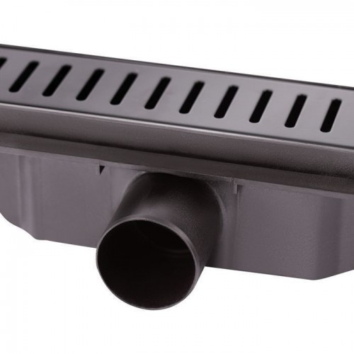 Трап для душа Q-tap Dry FF304-800MBLA с нержавеющей решеткой 800х73