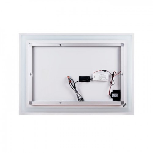 Дзеркало для ванної Qtap Stork 500х700 з LED-підсвічуванням, Reverse QT15781403W