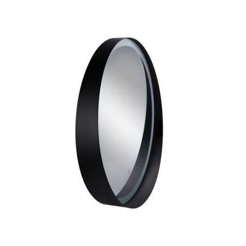 Дзеркало для ванної Qtap Robin R600 Black з LED-підсвічуванням та антизапотіванням QT13786501B фото номер 4