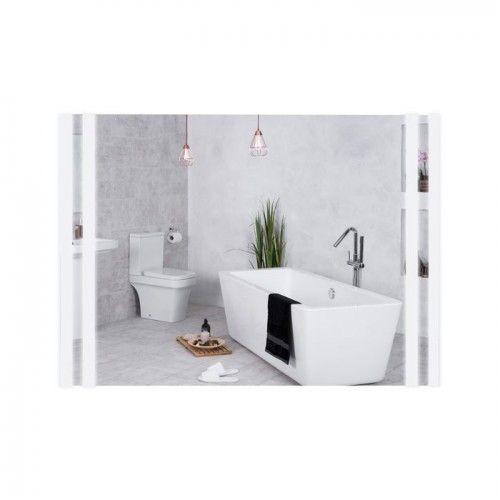 Зеркалo для ванной Qtap Mideya Classic 500х700 с LED-подсветкой, Reverse QT2078250640W