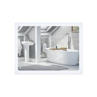 Зеркалo для ванной Qtap Aquarius 600х800 с LED-подсветкой, Reverse QT21786502W