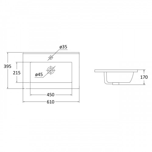 Комплект мебели для ванной RJ Atlant RJ02600GR