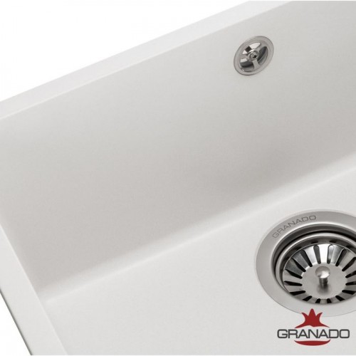 Гранітна мийка для кухні Granado Under Top Max white 3005