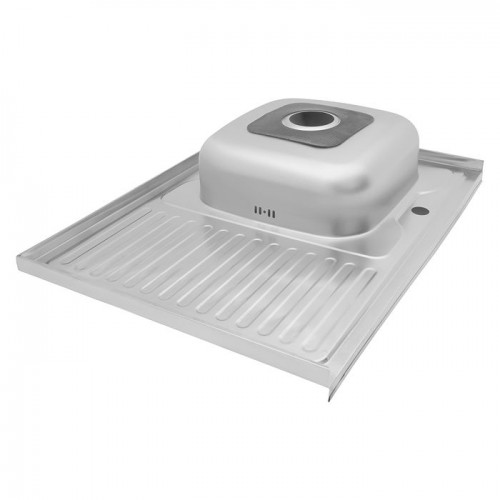 Кухонна мийка накладна Kroner KRP Polierte - 6080R (0.6 мм)