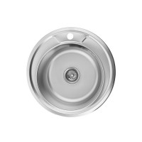 Кухонна мийка Kroner KRP Satin - 490 (0.6 мм)