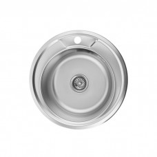 Кухонна мийка Kroner KRP Satin - 490 (0.6 мм)