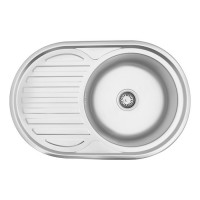 Кухонна мийка Kroner KRP Satin - 7750 (0.8 мм)