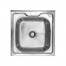 Кухонна мийка накладна Kroner KRP Polierte - 5050 (0.6 мм)