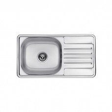 Кухонна мийка Kroner KRP Satin - 7642 (0.8 мм)