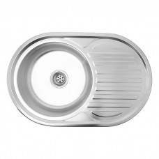 Кухонна мийка Kroner KRP Dekor - 7750 (0.6 мм)