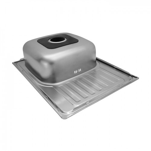 Кухонна мийка Kroner KRP Satin - 6950 (0.8 мм)