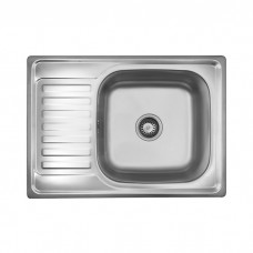 Кухонна мийка Kroner KRP Satin - 6950 (0.8 мм)