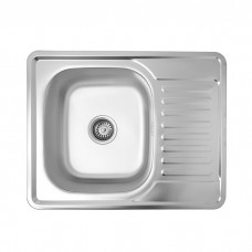 Кухонна мийка Kroner KRP Satin - 6350 (0.8 мм)