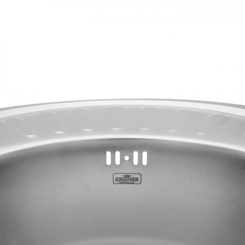 Кухонна мийка Kroner KRP Satin - 5745 (0.8 мм)