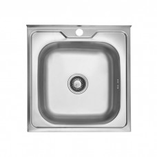 Кухонна мийка накладна Kroner KRP Dekor - 5050 (0.6 мм)