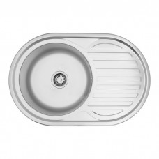 Кухонна мийка Kroner KRP Dekor - 7750 (0.8 мм)