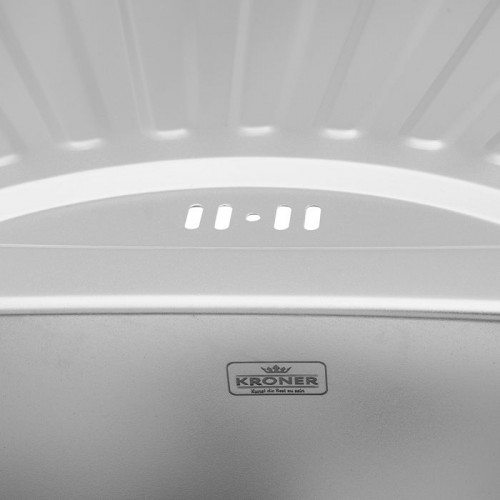 Кухонна мийка Kroner KRP Satin - 7549 (0.8 мм)
