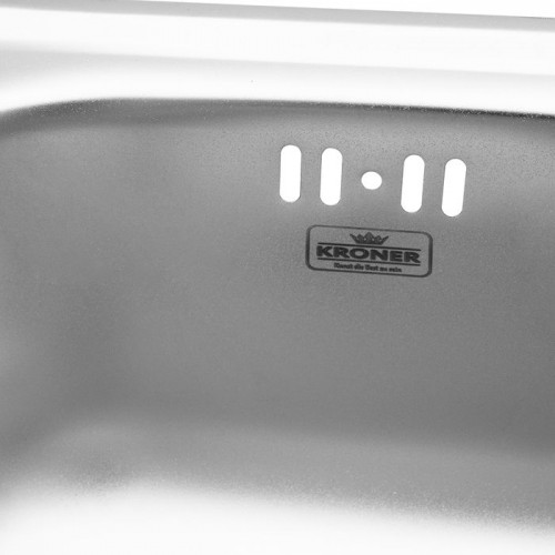 Кухонна мийка Kroner KRP Satin - 3838 (0.6 мм)