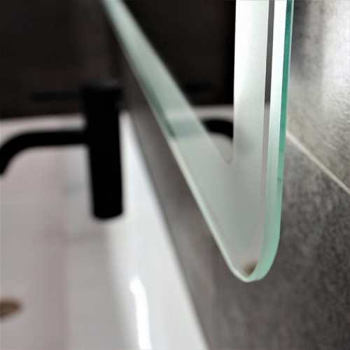 Дзеркало для ванної Dusel DE-M3051 75x100см Увеличительная линза+ сенсорное включение+подогрев+часы/темп