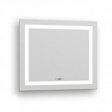 Зеркалo для ванной Imprese Karlov m08607600MD с подсветкой, подогревом и часами 70*80см