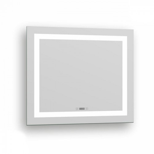Зеркалo для ванной Imprese Karlov m08607600MD с подсветкой, подогревом и часами 70*80см фото номер 