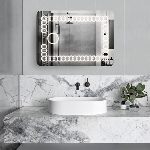 Зеркалo для ванной Kroner KRM Belantis - ACS781 с LED-подсветкой