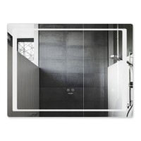Зеркалo для ванной Kroner KRP Spiegel HR2 - 8060 с LED-подсветкой и антизапотеванием