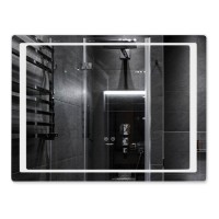 Зеркалo для ванной Kroner KRP Spiegel HR2 - 10070 с LED-подсветкой и антизапотеванием
