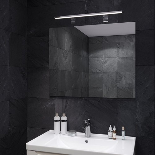 Зеркало для ванной Sanwerk SIMPLI Minima 80*65 со светильником LED NC-LE80 (60 cm) PL